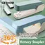 Máy bấm dài GETVOW, Máy bấm quay 360 độ hạng nặng, Sử dụng kim loại đa năng dễ dàng 24 / 6 Kim bấm chịu lực nặng Vật tư đóng sách