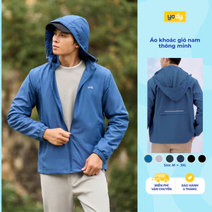 Áo khoác gió nam YODY thông minh cản gió chống thấm nước cản bụi MCWC25A037
