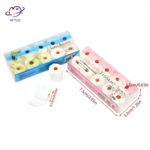 HFTOY 1 / 12 Nhà Búp Bê Mini Khăn Giấy Cuộn Mô Hình Nhà Búp Bê Vệ Sinh Khăn Giấy Trang Trí Nhà Búp Bê Phụ Kiện Trang Trí Phòng Tắm ~