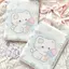 Gương gập mini Hello Kitty ôm kem phong cách mơ mộng siêu đáng yêu