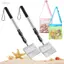 Jfory Sand Sift Rake Thép không gỉ Sea Food Catcher Cầm tay Răng Sifter 1pc