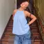 Áo ba lỗ có dây buộc màu trơn cho nữ cho mùa hè