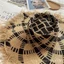 Vải Raffia Ống Hút Vành Lớn Mũ Rơm Nữ Mùa Hè Đi Biển Kỳ Nghỉ Mũ Đi Biển Chống Nắng Che Nắng Mũ Chống Nắng Hợp Thời Trang