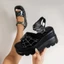 Giày Sandal Đế Dày Gothic Mùa Hè Phong Cách Punk Hot Girl 9cm Nhện Thêu Mạng Nhện Khóa Giày Nữ Phong Cách Gothic Giày Nữ Châu Âu Mỹ Size Lớn Giày Nữ20260527