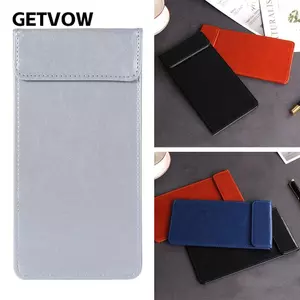 Thư mục hóa đơn tiền mặt GETVOW, Sách hóa đơn chống nước sắp xếp hóa đơn, Nhà hàng sách tiền mặt bằng da PU từ tính di động