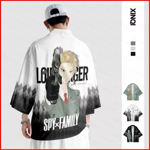 SPY GIA ĐÌNH Kimono Haori Áo dài tay Cosplay Anime Lid Forger Áo khoác ngoài Unisex Cardigan