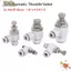 NOTE1 1 Van tiết lưu khí nén, Điều chỉnh tốc độ SL 4-12mm M5 1 / 8 1 / 4 3 / 8 1 / 2 Đầu nối ống khí, Đầu nối bền bỉ Công cụ điều khiển áp suất bằng nhựa Van điều khiển tốc độ