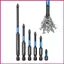 Bộ tuốc nơ vít 6 mảnh Hợp kim từ tính chính xác bằng thép hợp kim từ tính Công cụ kết hợp mũi khoan cho shopidaevn