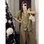 Phụ Nữ Màu Tươi Ngắn Tay Quần Dài Loungewear Bộ Trong Nhà Còn Lại Ký Túc Xá Hàng Ngày Giải Trí Ngoài Trời Mặc Nhà