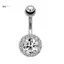 JULYHOT Tinh Tế Zircon Bellybutton Móng Tay Thép Không Gỉ Gợi Cảm Rốn Bụng Nút Nhẫn Gợi Cảm Rốn Xuyên Thanh Bụng Nhẫn Xuyên Trang Sức Massivedeals