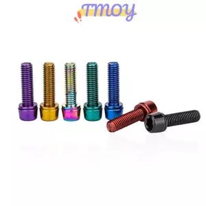 TMOY Titan mạ M5x18MM Bu lông thân xe đạp Allen Hex Head để tăng cường hiệu suất TMOY