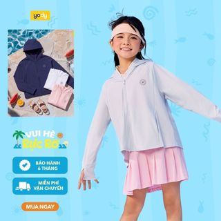 [COOLER & CLOSER] Áo khoác chống nắng trẻ em YODY đa năng thoáng khí vải chống nắng cao cấp KCSJ26A001