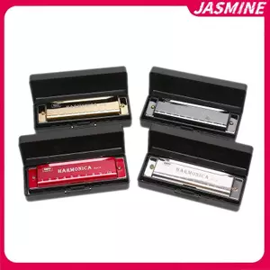 JASMINE 10 Lỗ Harmonica Miệng Đàn Organ Xếp Hình Nhạc Cụ Người Mới Bắt Đầu Giảng Dạy JASMINE