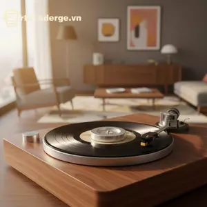 Bộ chuyển đổi ghi âm 45 vòng / phút tiêu chuẩn GE cho bàn xoay Vinyl 7 Inch Sử dụng đa năng cho quán bar Cửa hàng cà phê và thiết lập tại nhà VN