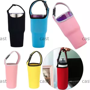 CAST 30oz Phụ kiện tay áo cốc thân thiện với môi trường Túi Tote Túi đựng chai nước di động