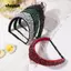 SHUPUN Vương Miện Kim Cương Giả, Mũ Phong Cách Châu Âu Vòng Tóc Kim Cương Giả, Sang Trọng Cạnh Rộng Vintage Băng Đô Quấn Tóc Cưới