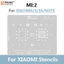 0.12mm Amaoe MI 2 Dành Cho XIAOMI 4 / 3 / 3S / NOTE MSM8964 / MSM8274 / 8674 RAM CPU WIFI AUDIO POWER Chip BGA Stencil IC Hàn Reballing Tin