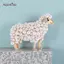 AqToCna Thời Trang Cừu Động Vật Thổ Cẩm Tinh Tế Unisex Huy Hiệu Pin Cho Ngày Lễ Tình Nhân Quà Tặng Quần Áo Hàng Ngày Trang Trí 1 Cái AqToCna