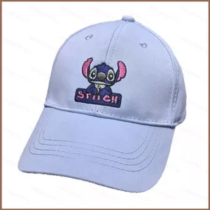 SQ11 Mũ Trẻ Em Mũ Bóng Chày Stitch Hoạt Hình Dễ Thương Dạo Phố Ngoài Trời Chống Nắng Thích Hợp Cho 2-8age