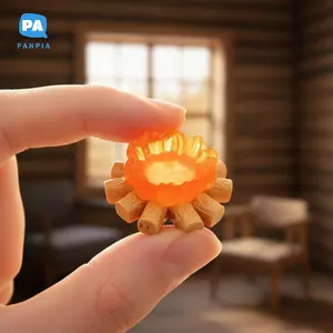 10 Bộ Đồ Trang Trí Lửa Trại Giả Mini Mô Hình Lửa Nhựa Thực Tế Cho Trẻ Em Sinh Nhật Cắm Trại Chủ Đề Trang Trí Tiệc VN