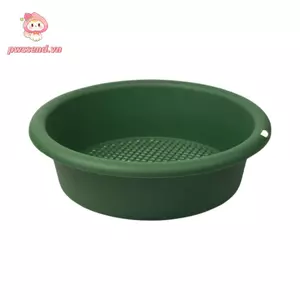 Sàng làm vườn PWSEND, Sifter đất nhựa đa năng, Xây dựng chắc chắn Lưới mịn Cát nhẹ Chảo rửa vàng Panning