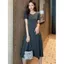 Mùa hè 2026 Plus size Hơi béo eo hẹp Váy thường ngày che phủ da thịt Tính khí giảm tuổi phù hợp với tất cả các trận đấu dài béo mm Váy đi lại hàng ngày dành cho nữ