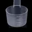 Luckyew 10 Chiếc 40ML 20g Đáy Phẳng Tốt Nghiệp Thìa Đo Có Cân Nhựa Trong Suốt Nhà Bếp Nướng Muỗng Đo Bộ Đồ Ăn TQ