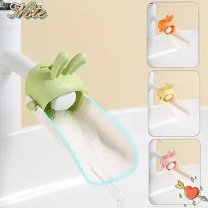 NOTE1 Bồn rửa hướng dẫn vòi nước, Phụ kiện phòng tắm Bộ mở rộng vòi đa năng, Rửa tay dễ thương Hoạt hình Vòi nước mở rộng phòng tắm
