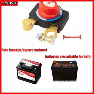 Thiết bị bảo vệ công tắc tự động YRBWD, Công tắc ngắt kết nối pin 12v-24v, Công tắc âm chống nước bằng đồng Công tắc ô tô