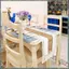 1 Chiếc Boho Table Runner Cream & Brown Farmhouse Table Runner Với Tua Rua Để Trang Trí Nhà