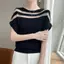 Áo len ngắn tay lụa băng nhấp nháy mịn mùa hè Áo len ngắn tay mỏng cao cấp Phong cách thoáng khí Thiết kế thích hợp mỏng hơn Nhìn tất cả @ -