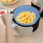 Phụ Kiện Nồi Chiên Không Khí Có Thể Tái Sử Dụng Giỏ Silicon Airfryer Lò Nướng Khay Nướng Cho Khuôn Gà Chiên Màu Xanh