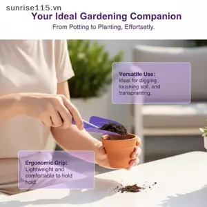 SRVN Bền Nhẹ Muỗng Làm Vườn BPA Free PP Nhựa Đa Năng Dụng Cụ Cho Hoa Ngoài Trời Trồng Cột Đào Đất Di Chuyển.