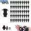 <cosyh>Misting Nozzles Black+Gray For 4mm/7mm Tube Garden Watering Accessories
