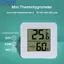 <cosyh>Thermohygrometer Temperature Humidity Tester Clear LCD Display Smart Hygrometer