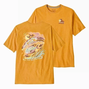 Bán Áo Sơ Mi Thường Ngày Pa -- Ta Color Graffiti Cá Lớn In 100% Cotton Cổ Tròn Tay Ngắn Unisex Hàng Có Sẵn