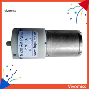 Máy bơm không khí động cơ DC 6V Mini 370 Máy bơm oxy huyết áp Bể cá