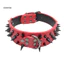 Dog Puppy Faux Leather Rivet Spiked Vòng cổ chống cắn Vòng cổ cho thú cưng