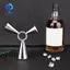 Cốc hỗn hợp dạng lỏng Jigger Cup Cocktail Shot Drink Spirit Jigger Measure Cup