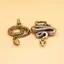 XUAN Đồng Thau Mini Rắn Cổ Đồng Trang Trí Các Bức Tượng Để Trang Trí Nội Thất Để Bàn Trang Trí Đồng Nguyên Chất Thu Nhỏ Tượng VN