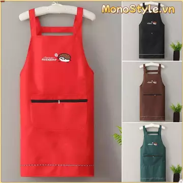 Tạp dề Barista chống bẩn MONOSTYLE, Tạp dề nhà bếp gia đình chống mài mòn, Dụng cụ vệ sinh Nhà hàng chống thấm nước Đồng phục Nhà cà phê
