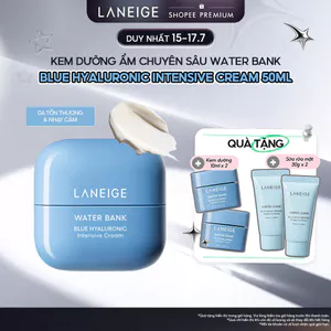 Kem Dưỡng Ẩm Phục Hồi & Tái Tạo Da Tổn Thương Laneige Water Bank Blue Hyaluronic Intensive Cream 50ml (Da Khô)