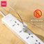Ổ Cắm Điện DELI Sạc NhanhPD20W Tích Hợp USB - Ổ Điện Đa Năng 2500W An Toàn Có Cầu Chì