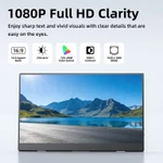 Màn Hình Di Động GOOJODOQ 1080P Full HD – 15.6 Inch, 60Hz FreeSync, USB-C/HDMI, Loa Tích Hợp, Chân Đế Gập, Cực Mỏng Nhẹ — ảnh 2