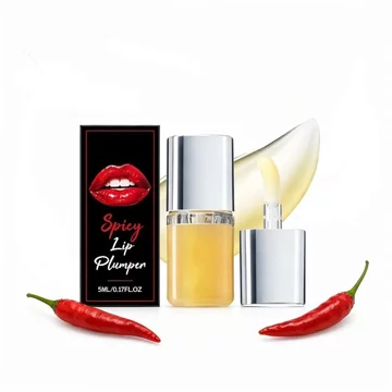 Dầu dưỡng môi tăng cường môi cay, dưỡng ẩm môi men, làm cho môi trông đầy đặn hơn, giảm nếp nhăn môi, 5ml