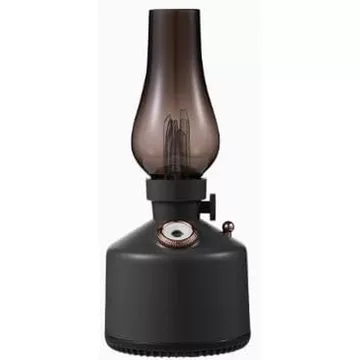 Máy tạo độ ẩm đèn cổ điển, Máy tạo độ ẩm phun sương Mini cầm tay 260ml, có thể sạc lại không dây với đèn ngủ LED có thể điều chỉnh độ sáng, 2 chế độ phun sương &amp; Sạc USB-C, Máy tạo độ ẩm để bàn yê