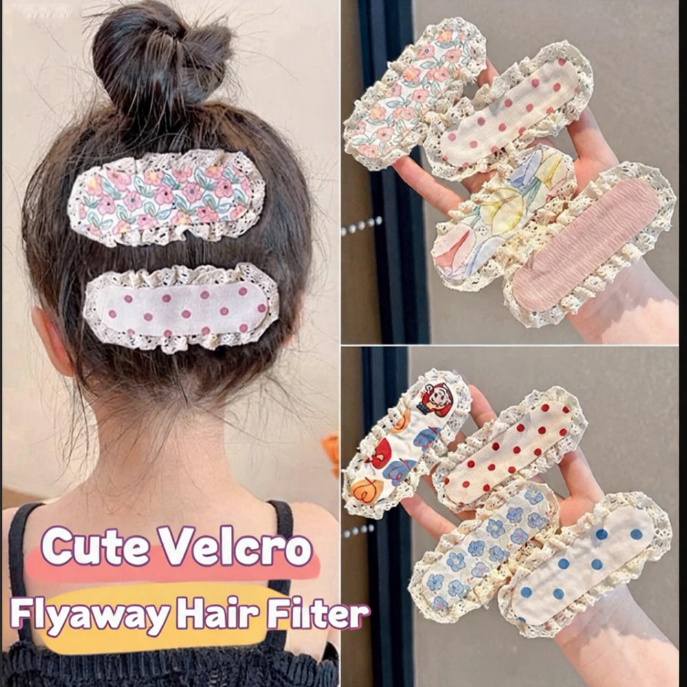 Cắt Tóc 2 Cái / bộ Băng Ma Thuật Cho Bé Vỡ Velcro Trẻ Em Bé Gái Mũ Nón Tiện Lợi Dễ Dàng Sử Dụng Nổ Mà Không Làm Tổn Thương Miếng Dán
