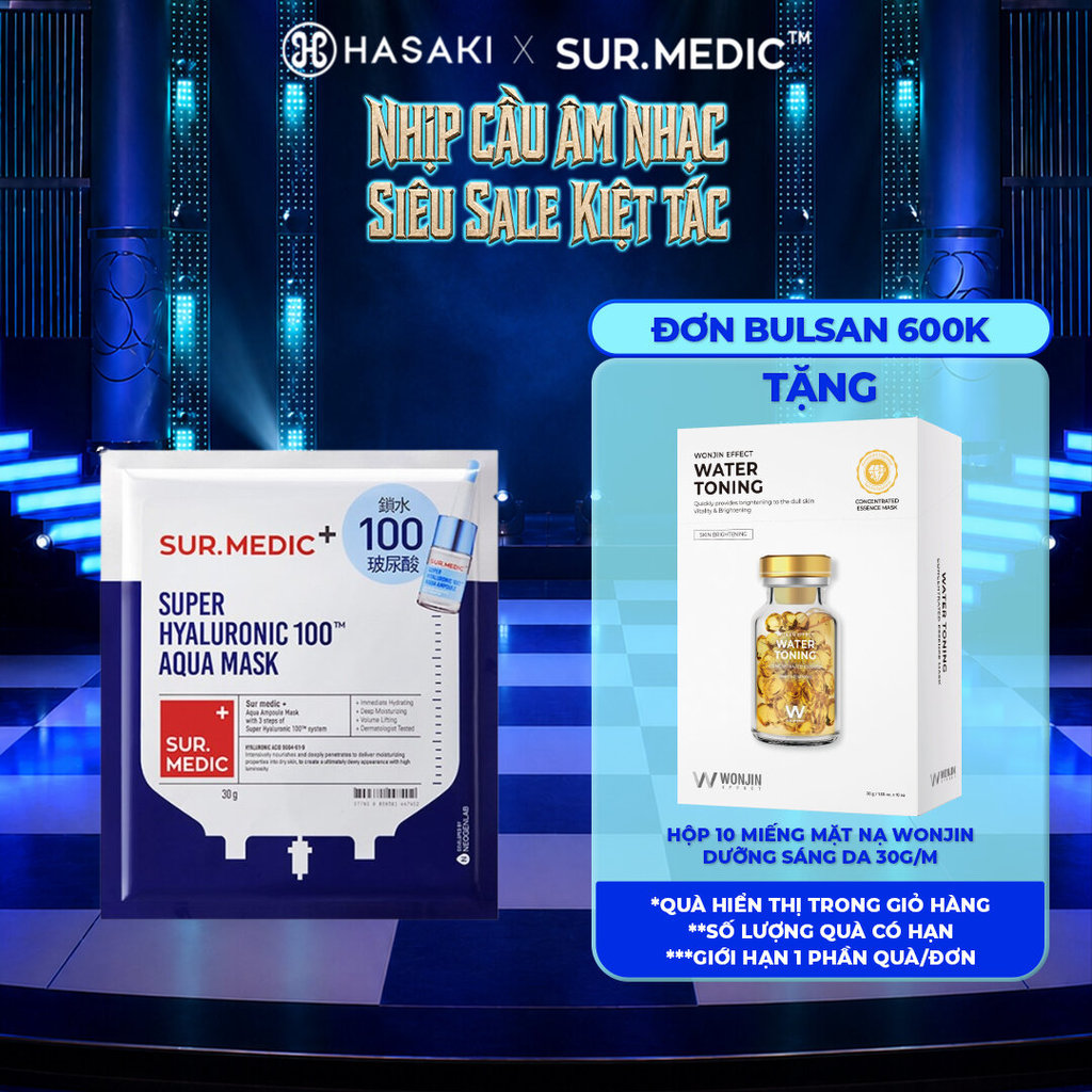 Mặt Nạ Sur.Medic+ Cấp Nước & Cấp Ẩm Chuyên Sâu 30g