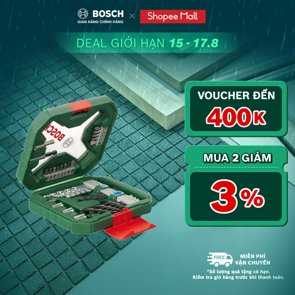 Bộ mũi khoan và vặn vít Bosch X-Line