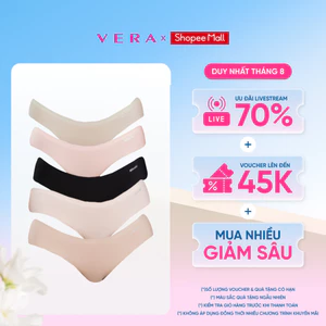 COMBO 5 Quần lót nữ Misaki đúc su lạnh mềm lưng vừa không viền cao cấp thoải mái thoáng khí - M1018